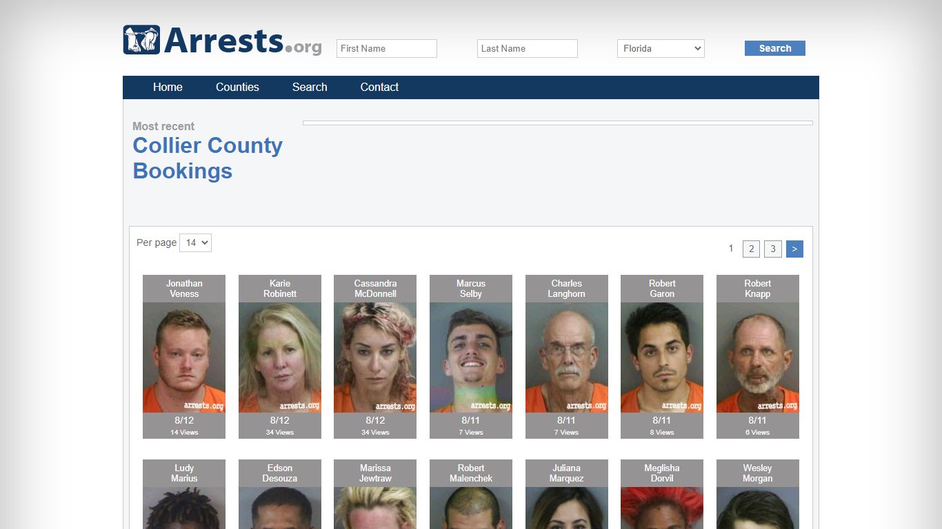 Collier County Arrests and Inmate Search